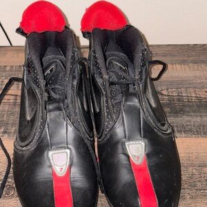 Nike Black and Red Athletic Shoes